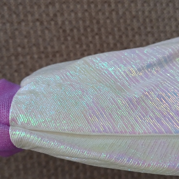 Vintage Barbie Dress Mattel Doll 80's Crystal Barbie Iridescent Dress Gown - Picture 8 of 17